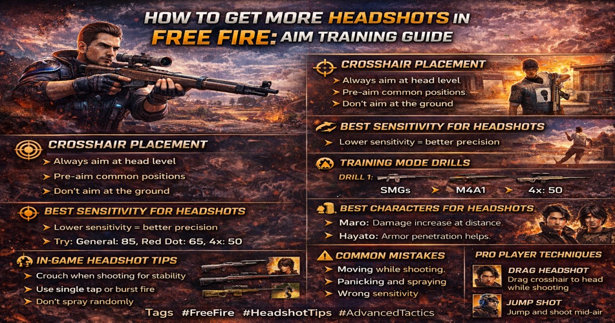 How to Get More Headshots in Free Fire: Aim Training Guide