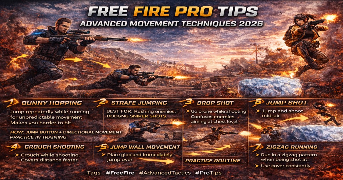 Free Fire Pro Tips: Advanced Movement Techniques 2026