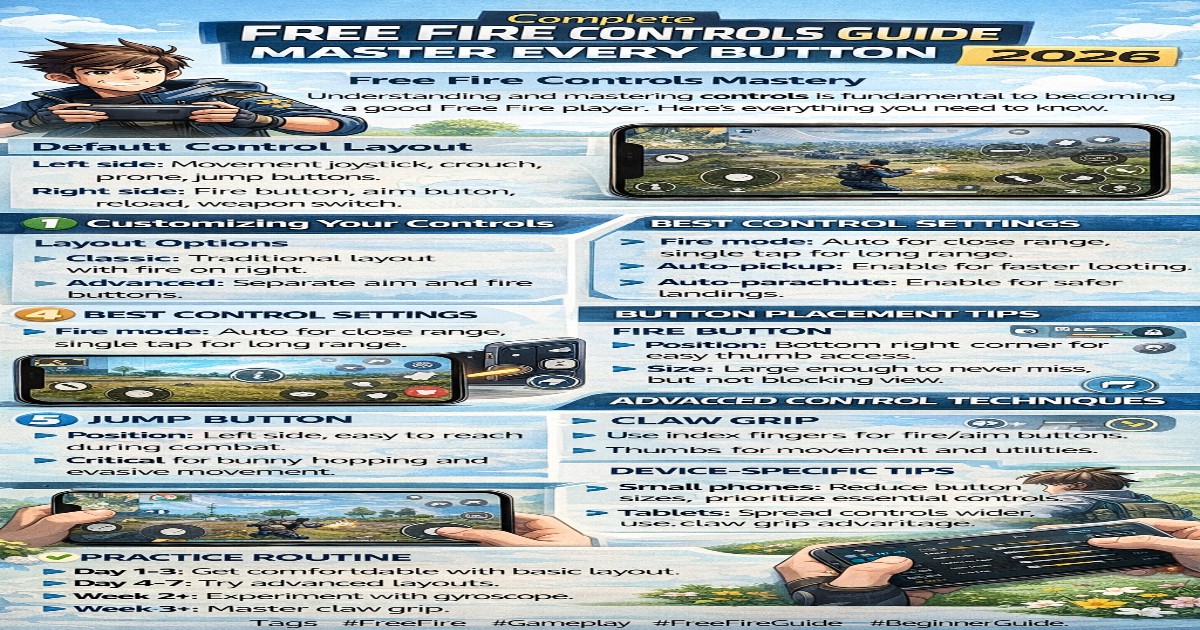 Complete Free Fire Controls Guide 2026: Master Every Button