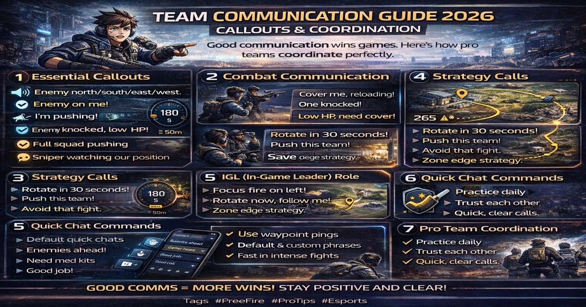 Team Communication Guide 2026: Callouts & Coordination